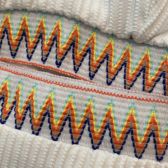 Contrast High Waisted Tummy Control Bikini Set Spandex Swimsuit 2 Piece - Picture 7 of 9